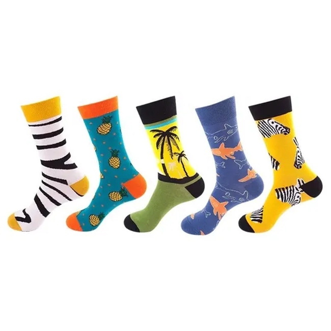 Xianghui Wholesale Socks with Logo Design Packing Fashion Men Socks