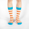 Unisex Custom Chinese Character Men Women Cotton Wholesale High Elastic Crew Socks