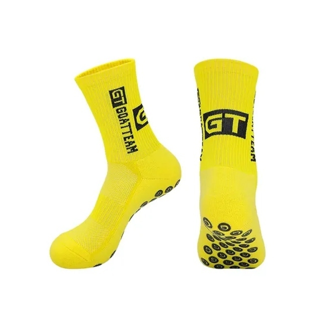 Customization Men′s Football Socks Bright Colors Training Socks Adhesive Base Sports Sock