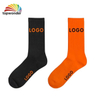 Customize and Wholesale Sports Striped Logo Sock with Various Logos in Many Colors and Sizes
