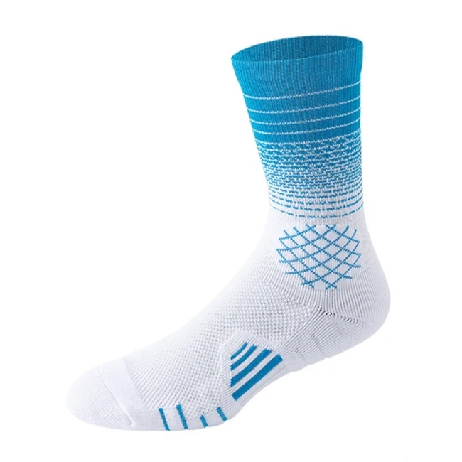 Spring Outdoor Basketball Towel Bottom Sports Grip Socks for Men
