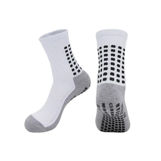 Custom Sports Socks Men Athletic Socks Non Slip Football Grip Sock