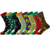 Stock Unisex Meias Men Funny Cotton Crew Happy Socken OEM Personalized Design Own Customized Sock Sox Custom Logo Men Socks