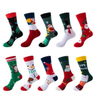 Xianghui Crew Happy Unisex Women Funny Custom Novelty Men Christmas Socks