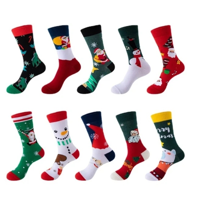 Xianghui Crew Happy Unisex Women Funny Custom Novelty Men Christmas Socks
