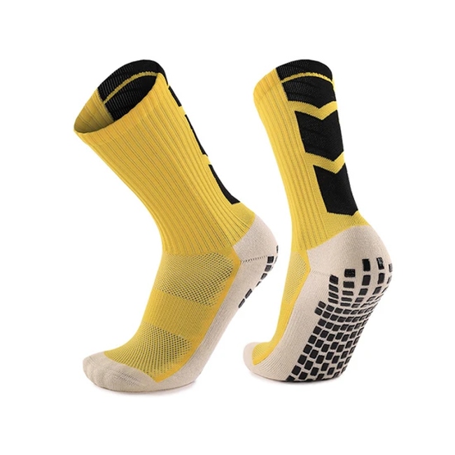 Custom Adult Athletic Running Compression Socks Men′s Crew Grip Socks Sports