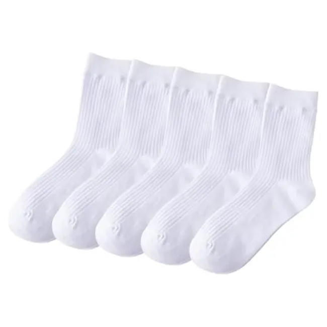 Men′s Casual Breathable Soft Moisture-Wicking Odor Bacteria Resistant Socks