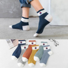 White Grey Black School Socks Uniform Manufacturers Polyester Socks Unisex Socks Wholesale of Sports Anti-Odor Shallow-Mouth All-Season Boat Socks for Men