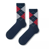 Classic Argyle Patterned Socks Formal Business Dress Crew Socks for Men