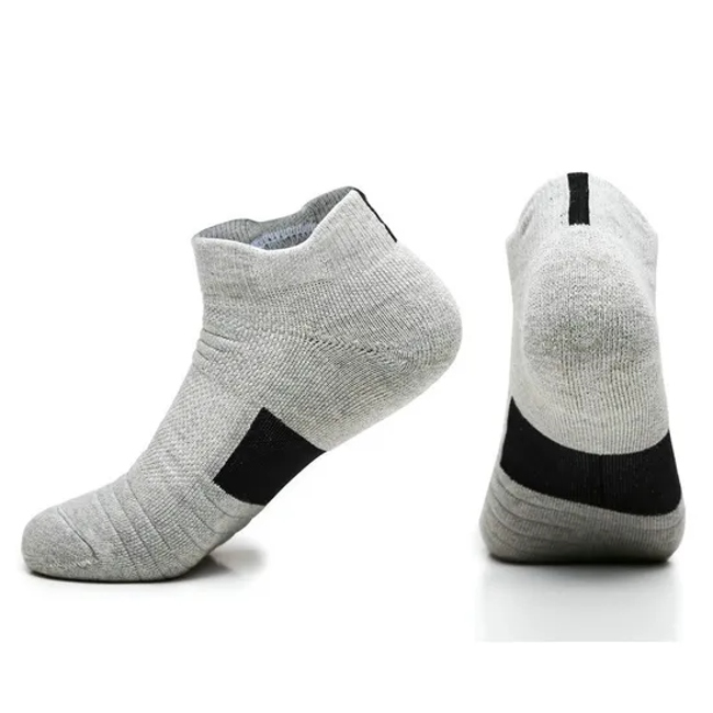 Athletic Sox Unisex Crew Terry Cushion Socken Custom Design Logo Elite Sports Men Basketball Socks Anti Slip