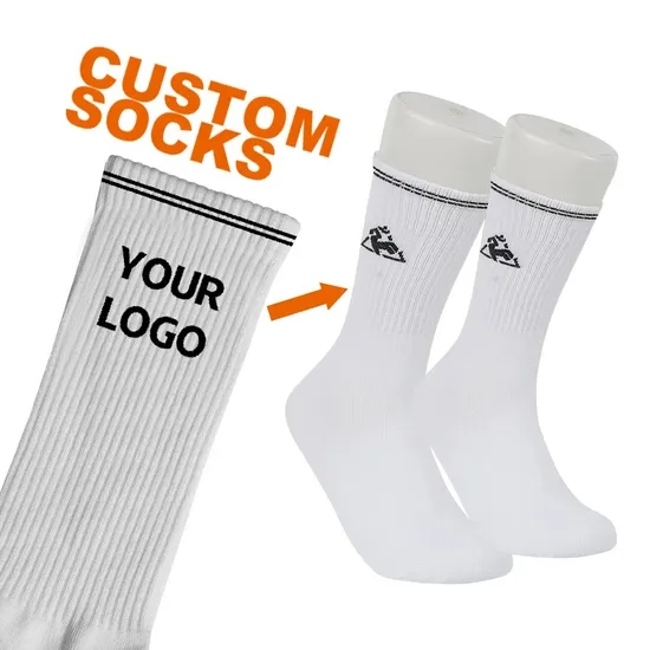 OEM Tube Cycling Brands Cotton Crew Men Custom Logo Sport Socks Unisex