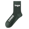Crew Socks for Men Green Cool Breathable Running Sport Comfortable Socks Sustainable Casual Socks