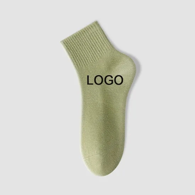 2024 High Quality Breathable Short Socks Running Cotton Socks with Custom Logo Crew Socks for Men Women