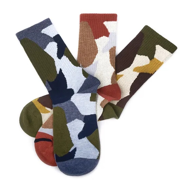 Men Camo Socks Soft Cotton Hunting CS Breathable Sock Camping Crew Stocking Socks