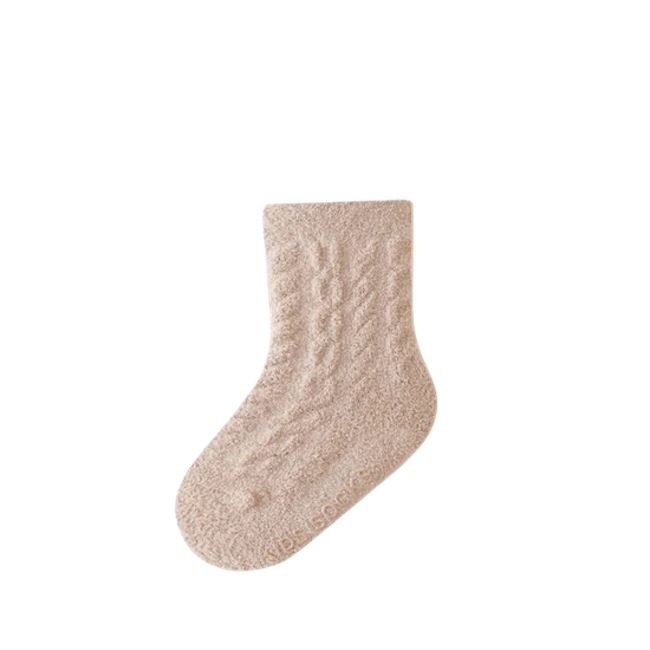 Factory Customization Baby Winter Thick Warm Socks Baby Fleece Crew Socks Anti Slip Bottom Toddler Socks for Baby