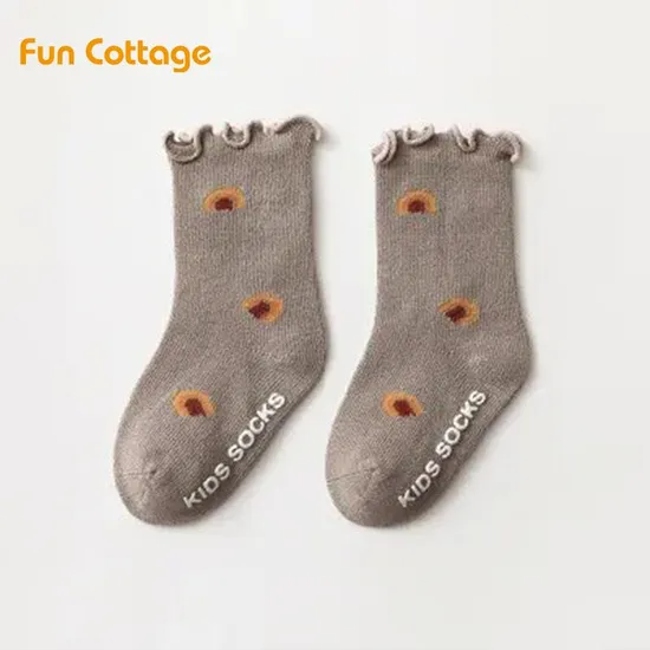 Colors Girls Boys MID Calf Cotton Socks Baby Toddler Kid High Long Socks Years Breathable Socks