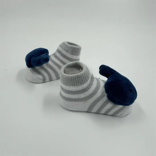 Summer Thin Loose Fitting Shift Ring Hollow Mesh Girls Bow MID Calf Baby Socks