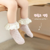 Baby Socks Spring Cotton Lolita Lace Girls′ Princess Socks Children′s MID Tube Baby Socks