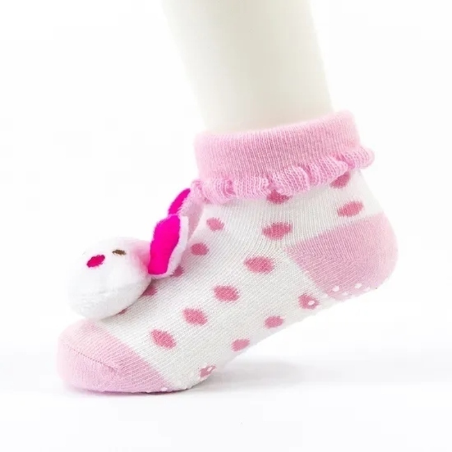 Unisex Children Baby Kids High Quality Cotton Daily Polyamide Non Slip Grip Socks
