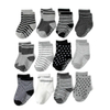  Hot Spring No Slip Kids Daily Crew Socks for Toddler Babies