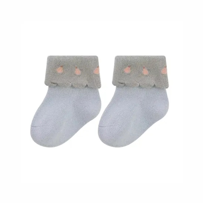 High Quality Trendy Boneless Slouch Flower Baby Girl Cute Socks