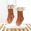 Custom Embroidery Smile Face Fashion Vivid Color Tube Cute Baby Smile Socks