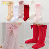 Kids Socks Knee High Baby Socks with Bow Breathable Infant Wholesale Baby Children Girl Cute Baby Spanish Kids Knee Socks