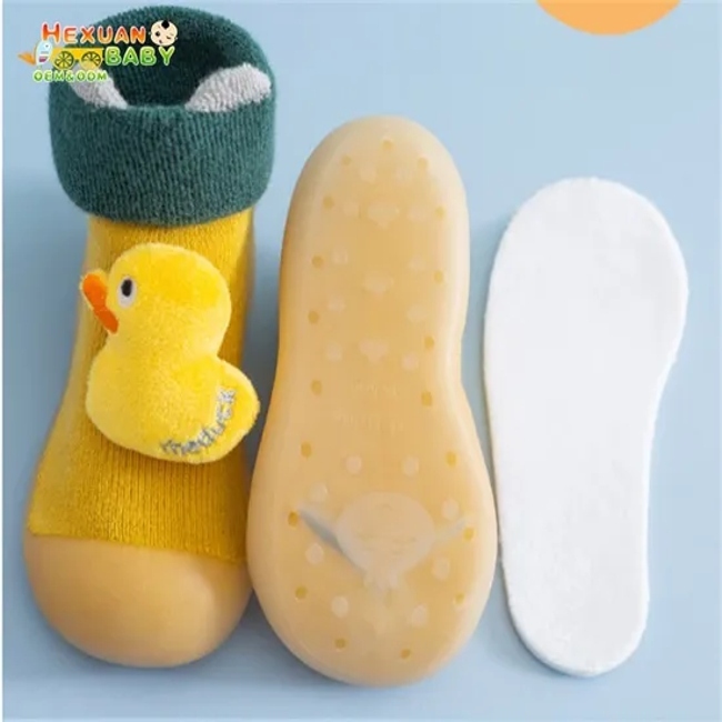 High Quality Hot Sell Non Slip Rubber Baby Kids Shoes Socks for Toddler