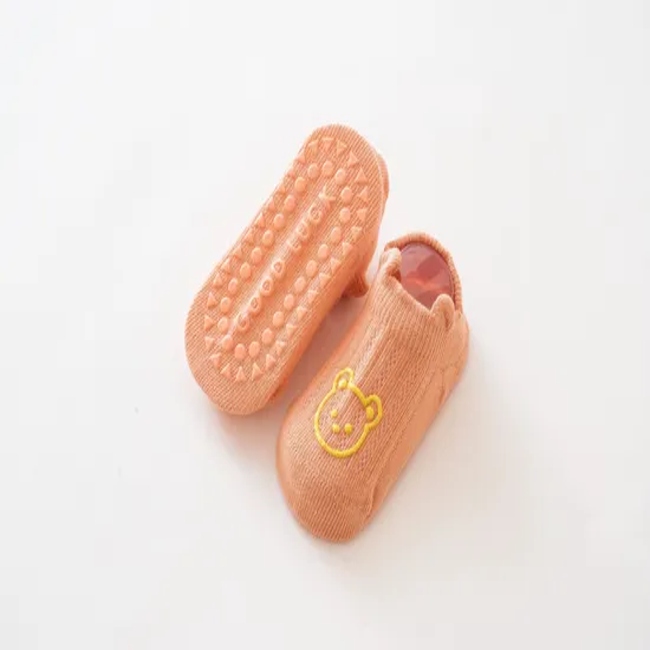 D Ear Cute Baby Socks Anti Slip Walk Learning Socks