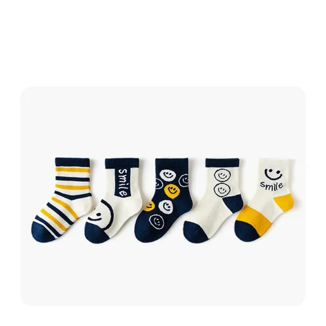 Cute Cartoon Children Tube Cotton Socks