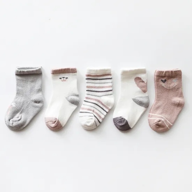 Spring Autumn New Cartoon Children′s Boys and Girls Baby Socks