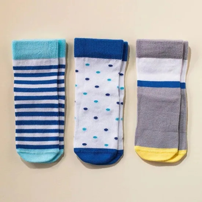 Stripes Custom Bamboo Sock Pack of Pairs Anti Slip Baby Socks