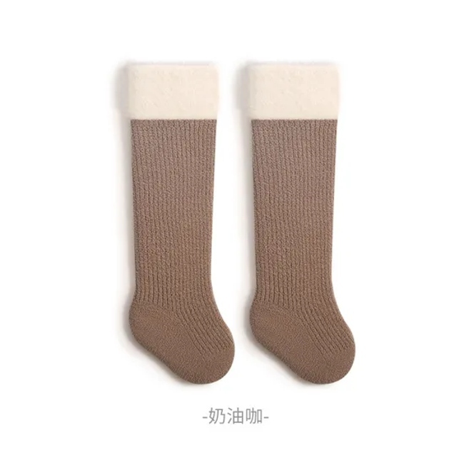 Wholesale Summer Newborn Baby Girls′ Socks Mesh Breathable Hollow Knee High Baby Socks with Bow