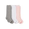 Baby Baby Girls′ Knit Knee High Organic Cotton Stockings Basic Socks