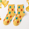  Pairs of Christmas Children′ S Cartoon Cute Korean Version of The Baby Santa Claus Medium Tube Cotton Socks