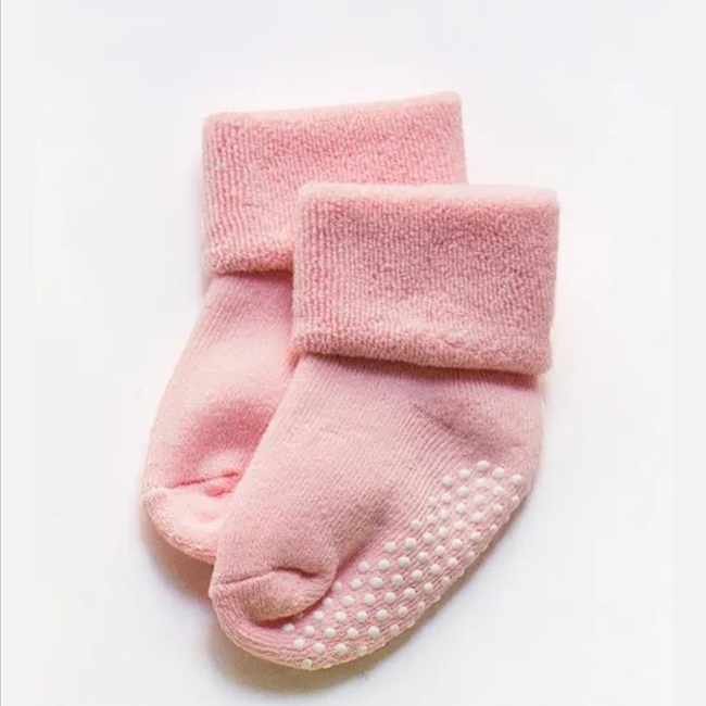 Autumn and Winter Terry Thickened Baby Socks Children′s Socks Combed Cotton Non Slip Dispensing Baby Floor Socks