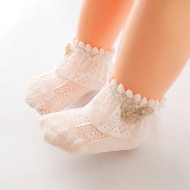 New Design Breathable High Quality Cotton Colorful Cute Child Baby Kids Ankle Socks