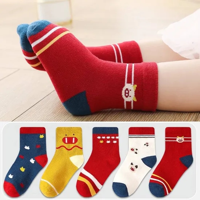 New Wholesale Spring Summer Cute Cartoon Cotton Baby Socks