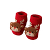 Kids Children Socks for Girls Boys Non Slip Print Cotton Toddler Baby Christmas Socks for Newborns Infant Short Socks Clothing