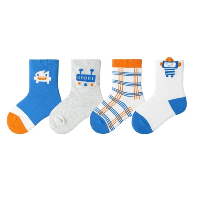 Anti Bacterial Breathable Skin Friendly Babies Fashion Lovely Cute Cotton Ankle Crew Soft Little Sock