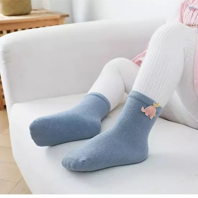 Cotton Solid Color Newborn Baby Socks Mesh Cotton Crew Toddler Fancy Gift Socks for Kids