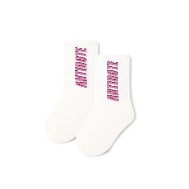 Low Price Unisex Children Kids Baby Wholesale Cotton High Elastic Crew Socks