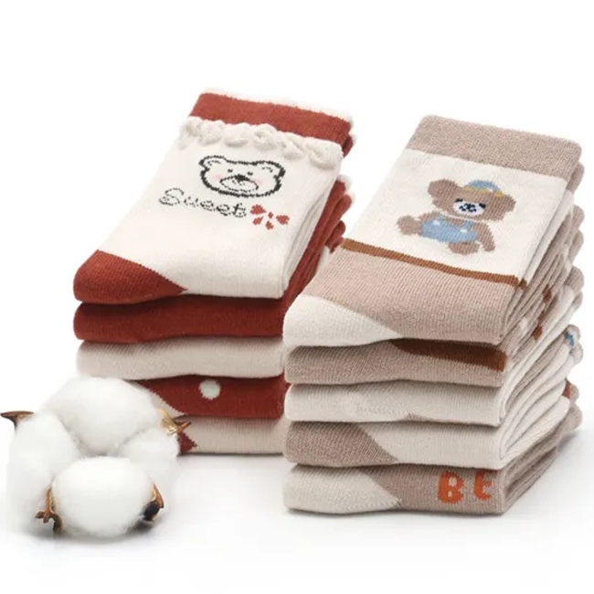 Boys and Girls Fashion Sock Cute Cartoon Baby Sock % Cotton Children Crew Socks Baby Sock