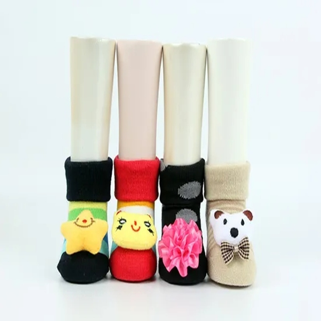 Cute Low Price Baby Cotton Socks Baby Shoes Baby Socks Sweat Absorption Ski Warm Socks Children Cotton Socks Shoes