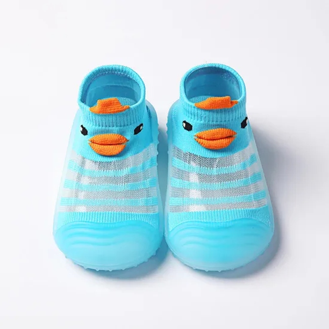 Spring Baby Walking Shoes Floor Mesh Shoes Soft Soles Non Slip Children Socks