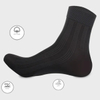 Business Men Casual Adults Knitted Solid Breathable Dress Crew Socks