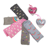 Women Christmas Valentines Crew Knitted Adults Cotton Wholesale Socks