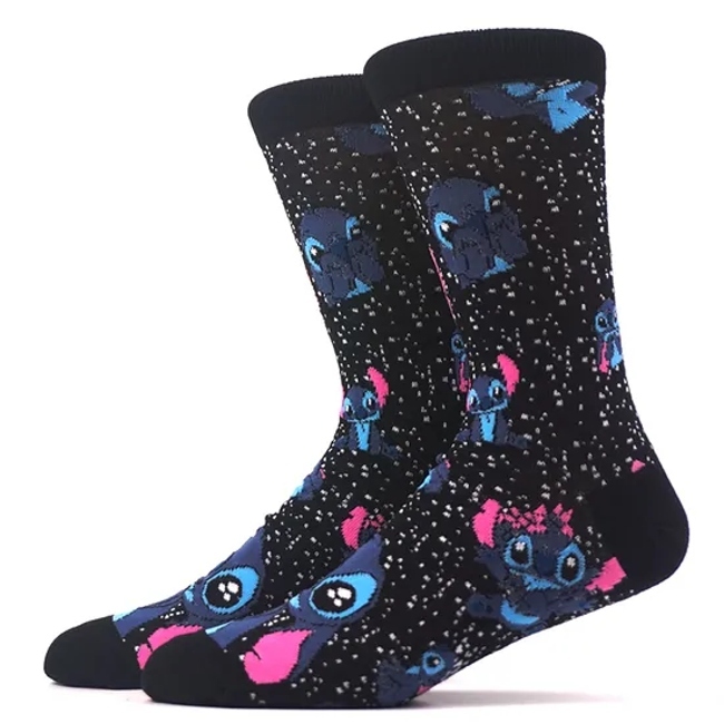 New Arrival Anime Women Men Socks Long Socks Men Knee-High Cosplay Crew Adult Personality Hip Hop Harajuku Funny Socks