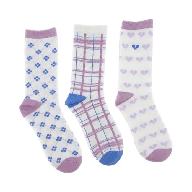 Wholesale Custom Women Pattern Fashion Leisure Sports Crew Socks