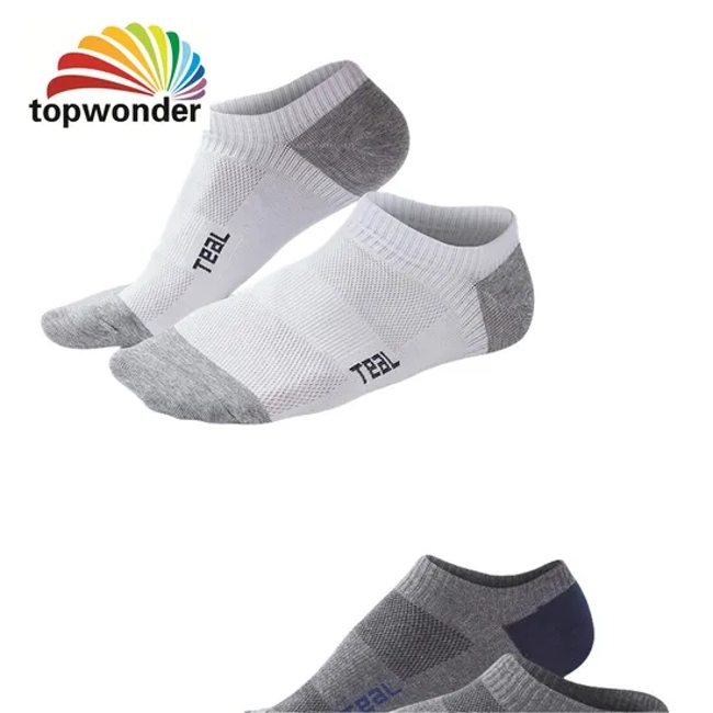 High Quality Custom Geometry Mens Business Mercerized Cotton Socks